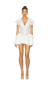 Ow Collection Aurelia Mini Dress In White
