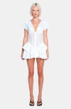 Ow Collection Aurelia Mini Dress In White