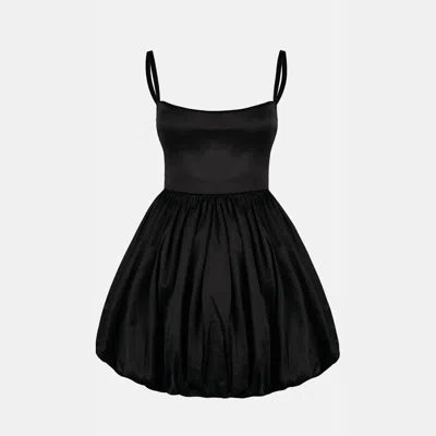 Ow Collection Women's Ballo Balloon Mini Dress - Black