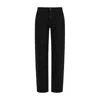 Ow Collection Black Eldora Denim Jeans In Black