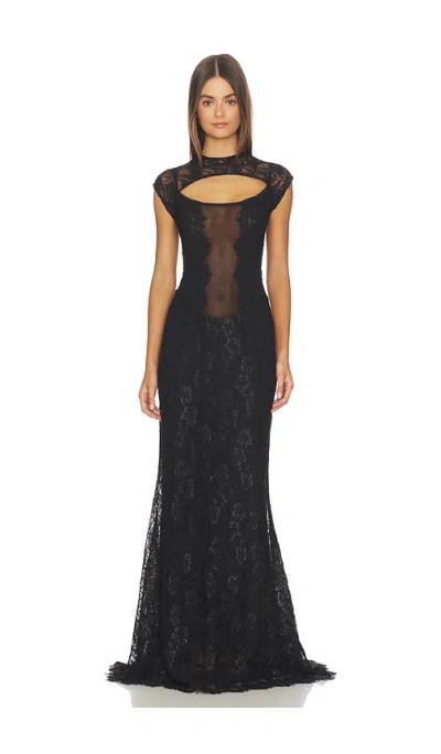 Ow Collection Brisa Maxi Dress In Black