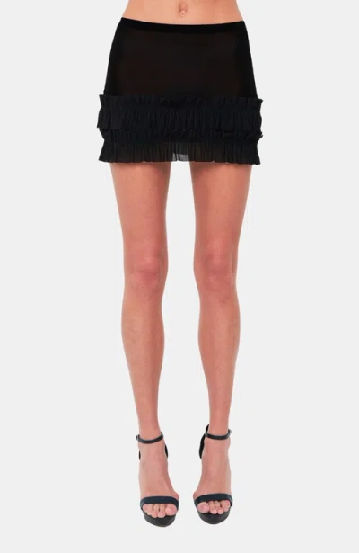 Ow Collection Claire Mini Skirt In Black