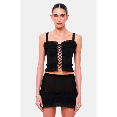 Ow Collection Claire Top In Black