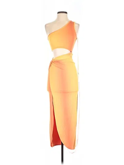 Ow Collection Cocktail Dress In Orange