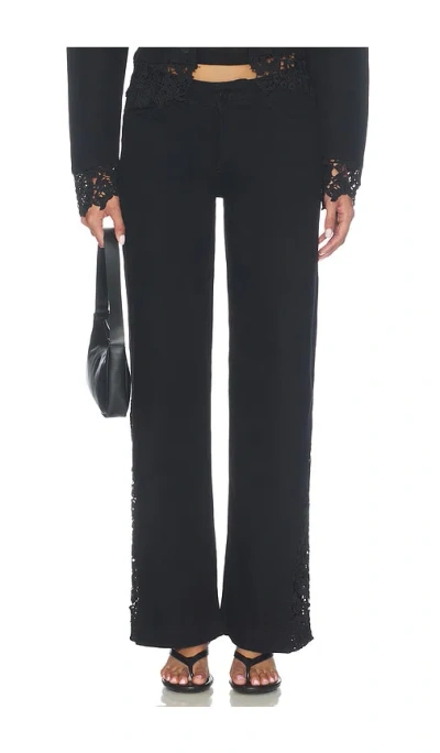 Ow Collection Eldora Denim Jeans In Black