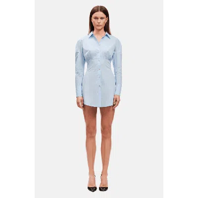 Ow Collection Elia Shirt Dress In Blue