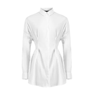 Ow Collection Ella Shirt Dress In White