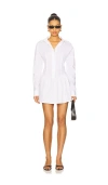 Ow Collection Ellie Shirt Dress In White