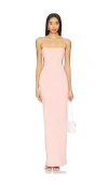 Ow Collection Fiona Maxi Dress In 浅粉色