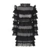 Ow Collection Women's Grace Ruffle Dress - Black