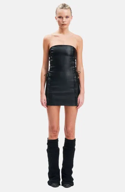 Ow Collection Iselin Mini Dress In Black