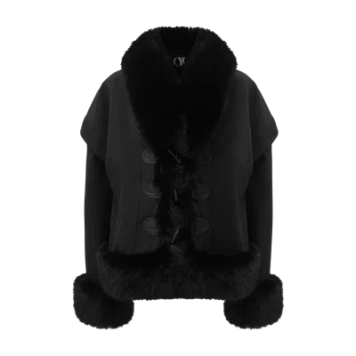 Ow Collection Kyoto Bomber Jacket In Black