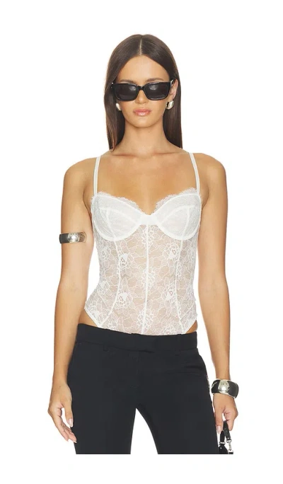 Ow Collection Layce Bodysuit In White
