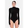 Ow Collection Lexi Turtleneck Bodysuit In Black