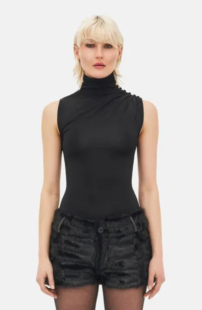 Ow Collection Linnea Slouchy Top In Black
