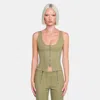 Ow Collection Women's Maple Corset Top - Olive Green In Green