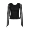 Ow Collection Mesha Rhinestone Blouse