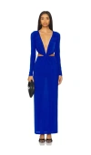 Ow Collection Midnight Maxi Dress In Blue
