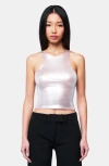 Ow Collection Women's Nina Sleeveless Top - Liquid Pink In Pink