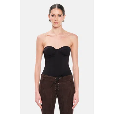 Ow Collection Reese Corset Top In Black
