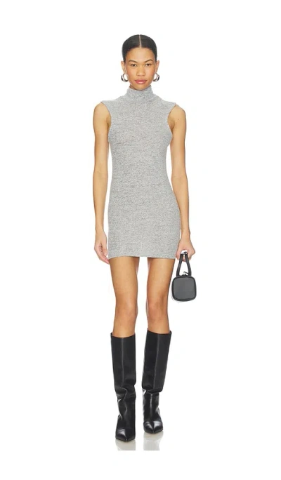 Ow Collection Rue Mini Dress In Gray