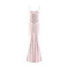 Ow Collection Women's Pink / Purple Serenity Corset Maxi Dress - Light Pink