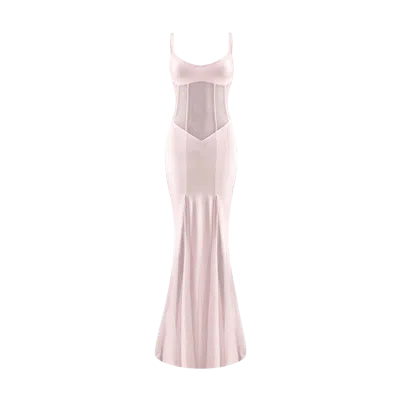 Ow Collection Serenity Maxi Dress In Pink/purple