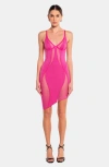 Ow Collection Swirl Mini Dress In Pink