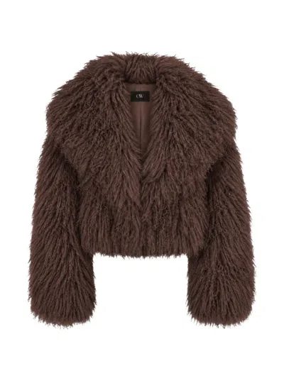 Ow Collection X Revolve Thea Jacket In Chocolate Brown