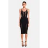 Ow Collection Twist Midi Dress