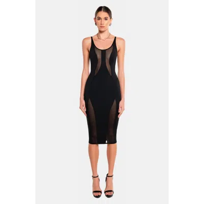 Ow Collection Twist Midi Dress