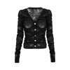 Ow Collection Women's Wanted Lace Cardigan - Black
