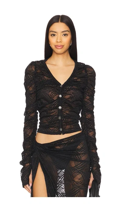 OW COLLECTION WANTED LACE CARDIGAN