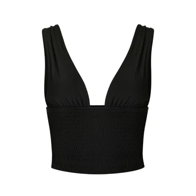 OW COLLECTION WOMEN'S BLACK ALBA TOP