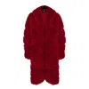 Ow Collection Copenhagen Coat In Red