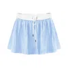Ow Collection Women's Ella Mini Skirt In Blue