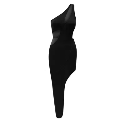 Ow Collection Women's Gisele Cut Out Black Dress