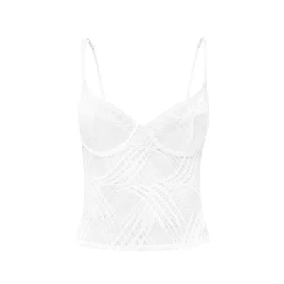 Ow Collection Women's Kayla Lace Top - White