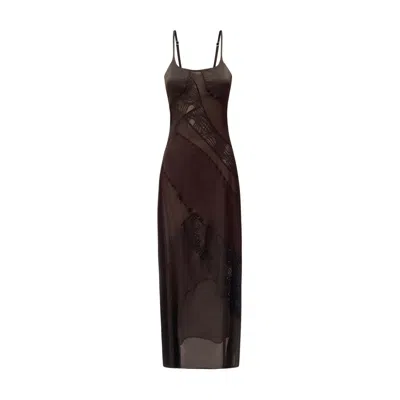 Ow Collection Women's Laney Maxi Slip Dress - Brown