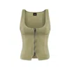 Ow Collection Women's Maple Corset Top - Olive Green