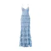 Ow Collection Women's Marina Lace Maxi Dress - Baby Blue In Blue