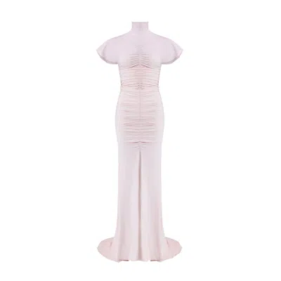 Ow Collection Women's Marla Bodycon Light Pink Maxi Dress