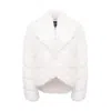 Ow Collection Women's Milan Faux Fur Jacket - White In White