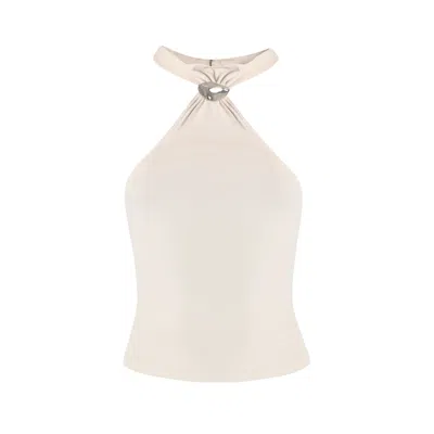 Ow Collection Women's Neutrals Dione Top In White
