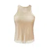 Ow Collection Jinx Embellished Tank Top