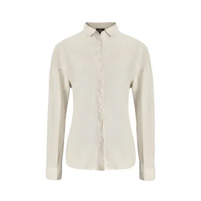 Ow Collection Women's Neutrals Luma Shirt In White