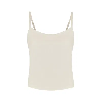 Ow Collection Women's Neutrals Luma Tie Top In White