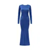 Ow Collection Women's Sierra Covered Contour Maxi Dress - Blue In Blue