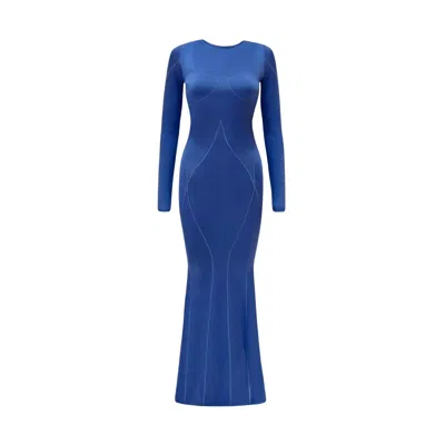 Ow Collection Sierra Covered Maxi Dress In Elemental Blue