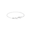 Ow Collection Women's Swirl Anklet Chain - Silver